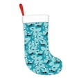 thumbnail image 2 of Yiaed Shark Wearing Sunglasses Print Christmas Stockings, Christmas Stockings Hanging Ornaments, Christmas Stockings for Family Christmas Holiday Decorations, 2 of 7