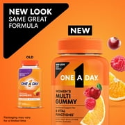 One A Day Womens Multivitamin Gummy with B Vitamins, Biotin, Skin Health Support 80 Count