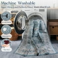 thumbnail image 6 of Delara 3'x5' Machine Washable Area Rug, Soft & Durable, Non-Slip, Stain Resistant, Azure Haven, for Bedroom, Living & Dining Room, 6 of 8