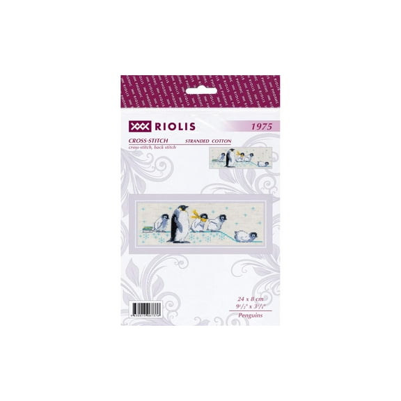 Riolis Cross Stitch Kit Penguins