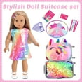 thumbnail image 6 of K.T. Fancy 23-Piece Doll Accessories Suitcase, Travel Luggage Set for 18-Inch Dolls, 6 of 6