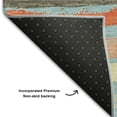 thumbnail image 5 of Addison Rugs Mayfield Premium Machine Washable Transitional Stripes Sky Rectangle Rug, 8' x 10', 5 of 6