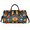 Black, variant on Black And White Soccer Ball Travel Duffle Bag Sport Gym Bag, Waterproof Weekender Overnight Carry on Tote for Women Men,