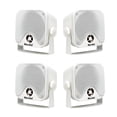 thumbnail image 1 of Altavoces exteriores Herdio Waterproof de 4 pulgadas para barco (4 blancos), 1 of 8