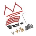 thumbnail image 2 of RC Tiges de Châssis, Remplacement RC Barres de Direction Haute Résistance Usure Stable Performance pour FCX24 1/24 RC Voiture sur Chenilles Rouge, 2 of 8