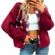 thumbnail image 2 of Puntoco Moda Mujer Manga Larga Patchwork Solapa Cardigan Abrigo Chaqueta Top Liquidación Puntoco Puntoco-4788, 2 of 5