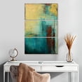 thumbnail image 2 of Elephant Stock Distant Limit Ii Wall Art - Vertical Multi Panel Canvas - Living Room Wall Decor - Abstract Multi Panel - Yellow And Red Decor By Erin Ashley - 20" x 32", 2 of 8