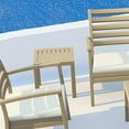 thumbnail image 5 of Home Square 2 Piece Square Resin Patio Side Table Set in Dove Gray, 5 of 6