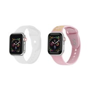 2-Pack of Girl Power Silicone Bands for Apple Watch Series 1/2/3/4/5