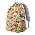 thumbnail image 2 of Cute Pig Face Backpack for School - Lightweight Bookbag with Pencil Case Holder, Front Pocket for Small Accessories, 2 of 6
