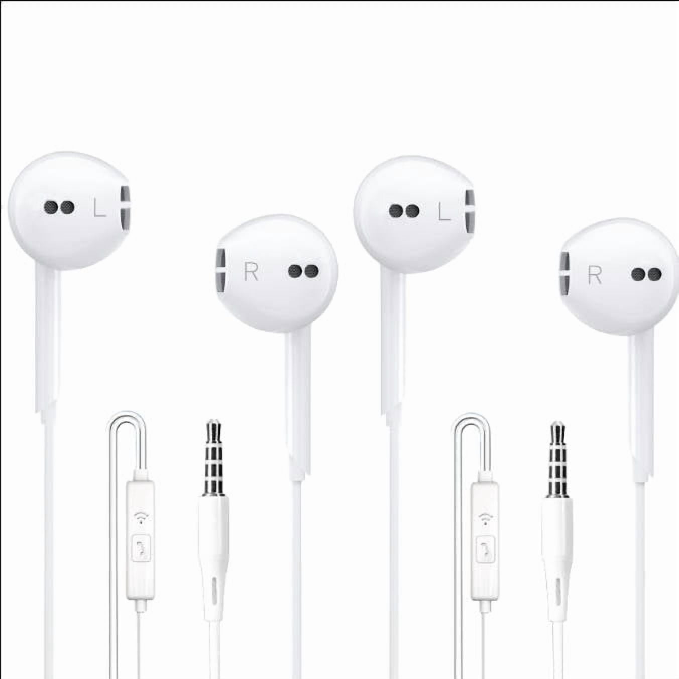 2 Pack Wired Earbuds/iPhone Headphones/Earphones with 3.5mm Wired [MFi Certified] with Mic, Volume Control Compatible with iPhone, iPad, iPod, Computer, MP3/4, Android Most 3.5mm Audio Devices