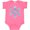 Hot Pink, variant on Inktastic Icy Blue Winter Snowflake Boys or Girls Baby Bodysuit