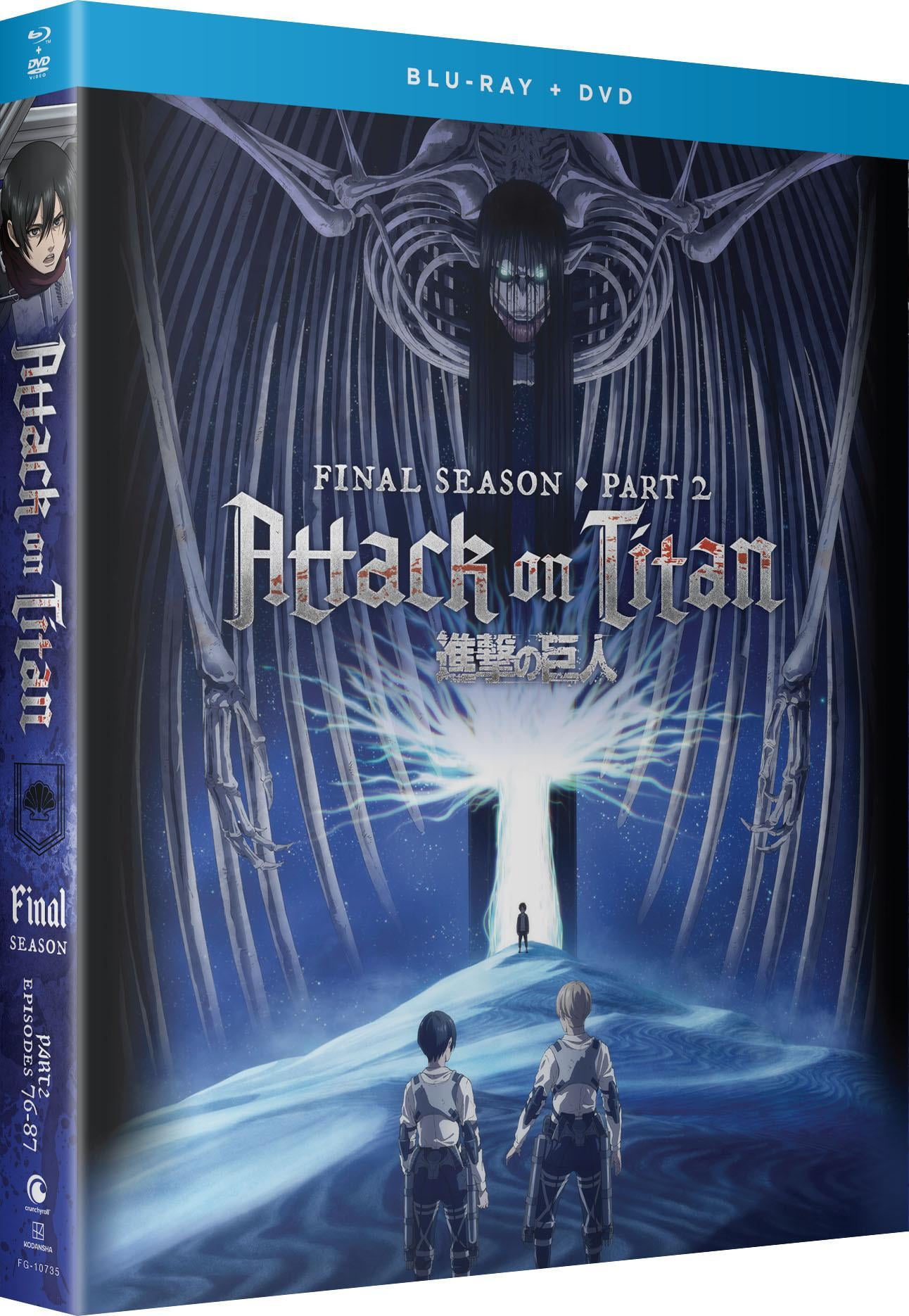 Attack On Titan 4ª Temporada Parte 2 Dublada Em Dvd Hd