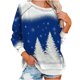 thumbnail image 2 of Pntutb, camiseta de manga larga suelta con cuello redondo y estampado informal a la moda de verano para mujer, blusa, Jersey Pntutb Pntutb-1664, 2 of 8