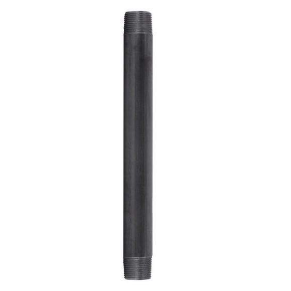 ACE TRADING - NIPPLE NIPPLE BLACK 1"X12" (Pack of 1)