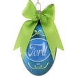 thumbnail image 3 of Northlight 2.75" Officially Licensed "Ford" Logo Glass Ball Christmas Ornament - Blue/Green, 3 of 3