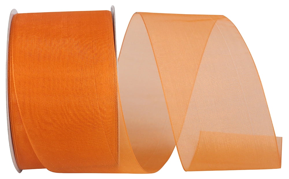 Reliant Ribbon - 25621-766-40K, Sheer With Filiment Edges Ribbon ...