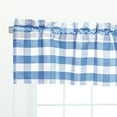 thumbnail image 3 of Franklin Cornflower 100% Cotton Set of 2 Window Valances 15.5" x 72", 3 of 5