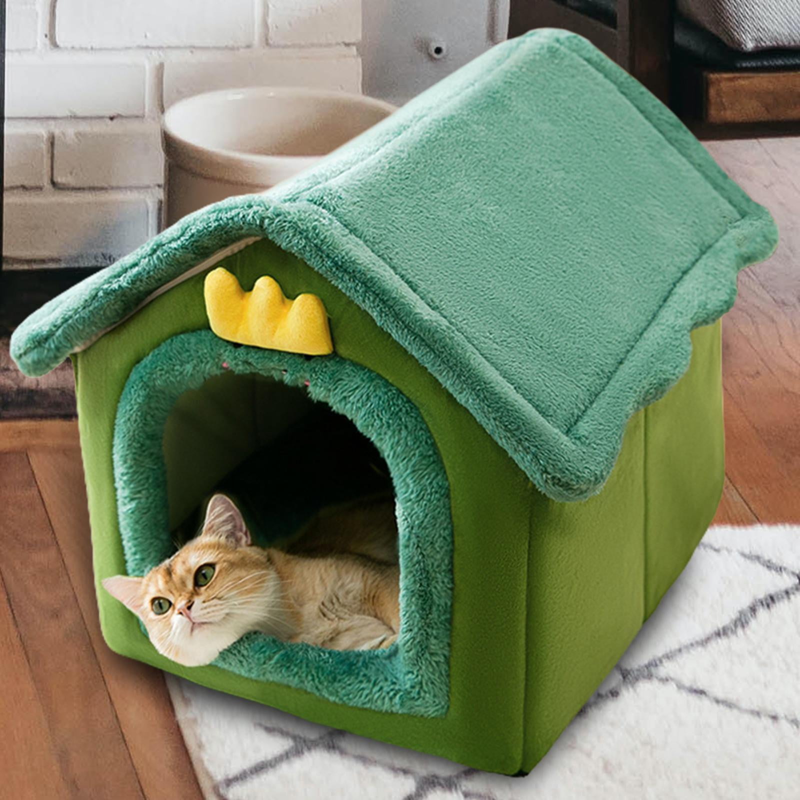 Cats Bed Sleeping House Cats Cave Non Slip Cats Tent Comfortable Warm