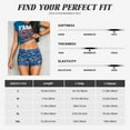 thumbnail image 5 of Fuzoiu Submarines And Whales Print Women's Workout Shorts,Workout Biker Shorts Women,Exercise Fitness Shorts,Scrunch Short, Athletic Shorts for Gym Yoga Running Sport Active-Small, 5 of 8