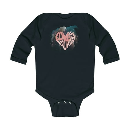 

Rabbit Skins Love Yourself Infant Long Sleeve Bodysuit