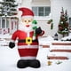 thumbnail image 3 of LED inflable lindo aire soplado juguete Festival tema iluminado modelo gigante ornamento muñecas de Navidad decoración Navidad regalos de Año Nuevo（1.2m nunny bag17, 3 of 5