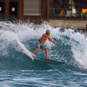 Performance Soft Top Short Foam Surfboard - Includes Leash + Fins in Green FTB
