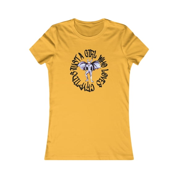 A girl who loves cryptids Mothman Women's Favorite Tee