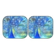 thumbnail image 7 of Disketp 2 Piece Peacock Pattern Windshield Sunshades,Folding Windshield Sun Shade For Car Suv Trucks Sedan,Blocks Uv Rays Sun Visor Protector-Medium, 7 of 7