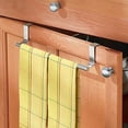 thumbnail image 1 of 14" Ultra Firm Stainless Steel Single Rod Duster Cloth Kitchen Towel Rack for Bathroom Cabinet Door Hook Kitchen Toilet, 1 of 4