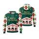 thumbnail image 3 of Sudadera con capucha navideña con estampado completo para hombres y mujeres, sudadera con capucha con gráfico de Papá Noel, sudaderas holgadas de gran tamaño, ropa para hombres, 3 of 5