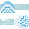 thumbnail image 2 of KAKOWELY Triangular Rabbit Litter Box Mini Plastic Small Animals Potty Corner Toilet,9.65"X7.28"X3.94", 2 of 5