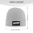 thumbnail image 3 of ZICANCN Knit Beanie Hat-Dragon Type Icon Winter Cap Soft Warm Classic Hats for Men Women Green Words, 3 of 8