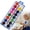 16-color Circular, variant on 8/12/16 Colors Watercolor Paint Set Bulk, Watercolor Paints with Brushes for Kids and Adults, Washable Paint for Classroom, Parties, Kindergarten and Art Activities