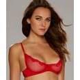 thumbnail image 3 of Women's Timpa 16449 Alice Lace Underwire Demi Bra (Chinese Red 34B), 3 of 3