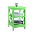 thumbnail image 2 of Convenience Concepts Oxford End Table with Shelves, Lime, 2 of 6