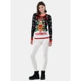 thumbnail image 2 of No Boundaries Christmas Sweater, Women's and Women's Plus, 2 of 5