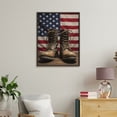 thumbnail image 4 of Paint by Numbers Kit for Adults, Military Boots American Flag Background Paint by Numbers, Easy Paint by Numbers Kit for Adults Beginner, DIY Adult Paint by Number Kits on Canvas, Home Decor, 4 of 7