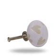 thumbnail image 7 of Set of Six Ceramic Love Out Cabinet Knobs by Trinca-Ferro, 7 of 7