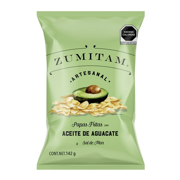 Papas fritas Zumitam con aceite de aguacate y sal de mar 142 g