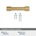 thumbnail image 5 of Amerock Faircrest 3 inch (76mm) Center-to-Center Champagne Bronze Cabinet Pull, 5 of 7