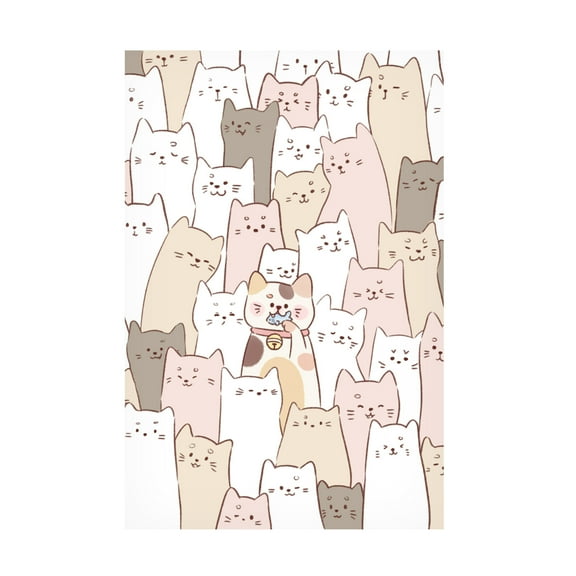 Trademark Fine Art Xuan Thai Cute Kitten 1 Canvas Wall Art