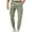 Green, variant on WIZUTIZ Mens Cargo Jogger Pants Slim Fit Stretch Zipper Pockets Thick Cotton for Men