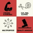 thumbnail image 6 of MMBM 24 Rolls - 2.3 Mil- Poly Bag Sealer Tape used for Sealing Bags, Color Coding, Perfect for Food Processing, 3/8" x 180 Yards, Red, 6 of 7