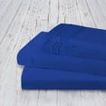 thumbnail image 3 of Silky-Soft 4-Piece Sheet Set, King - Royal Blue, 3 of 5