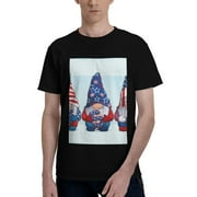 Bingfone Cute Gnomes In Usa1 Men'S Loose Fit Short-Sleeve Pocket T-Shirt