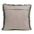 thumbnail image 5 of LR Home Fluffy Shag Throw Pillow , 20" x 20", Silver Gray, 5 of 9