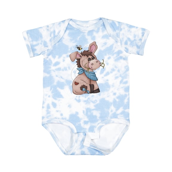 Inktastic Western Dilly Donkey Boys Baby Bodysuit