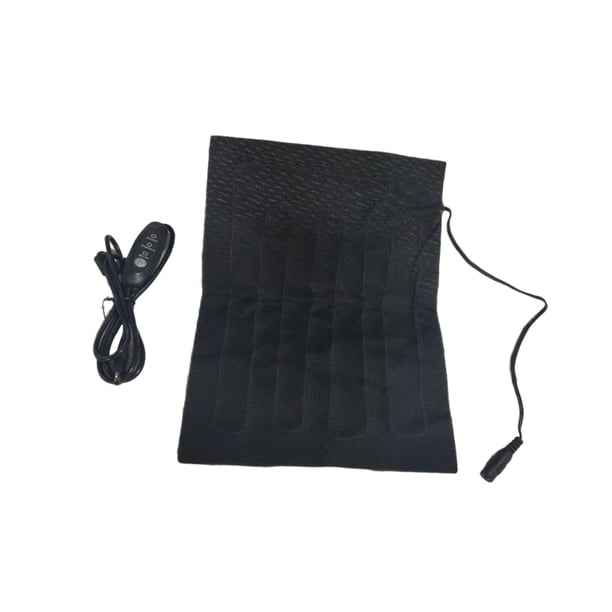 Sonducket Almohadilla de calefacción eléctrica USB 3 modos Calentador ajustable Calentador de viaje Hogar Oficina Cama Silla Senderismo Cintura carpas