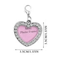 thumbnail image 3 of Dsscvnef Medium Size Pet Circular Diamond Dog Tag Loss Information Tag DIY Handwritten Love Pendant, 3 of 6